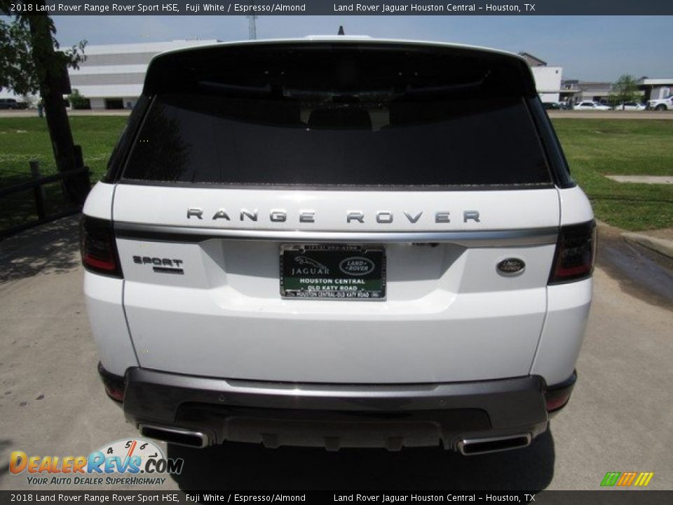 2018 Land Rover Range Rover Sport HSE Fuji White / Espresso/Almond Photo #8