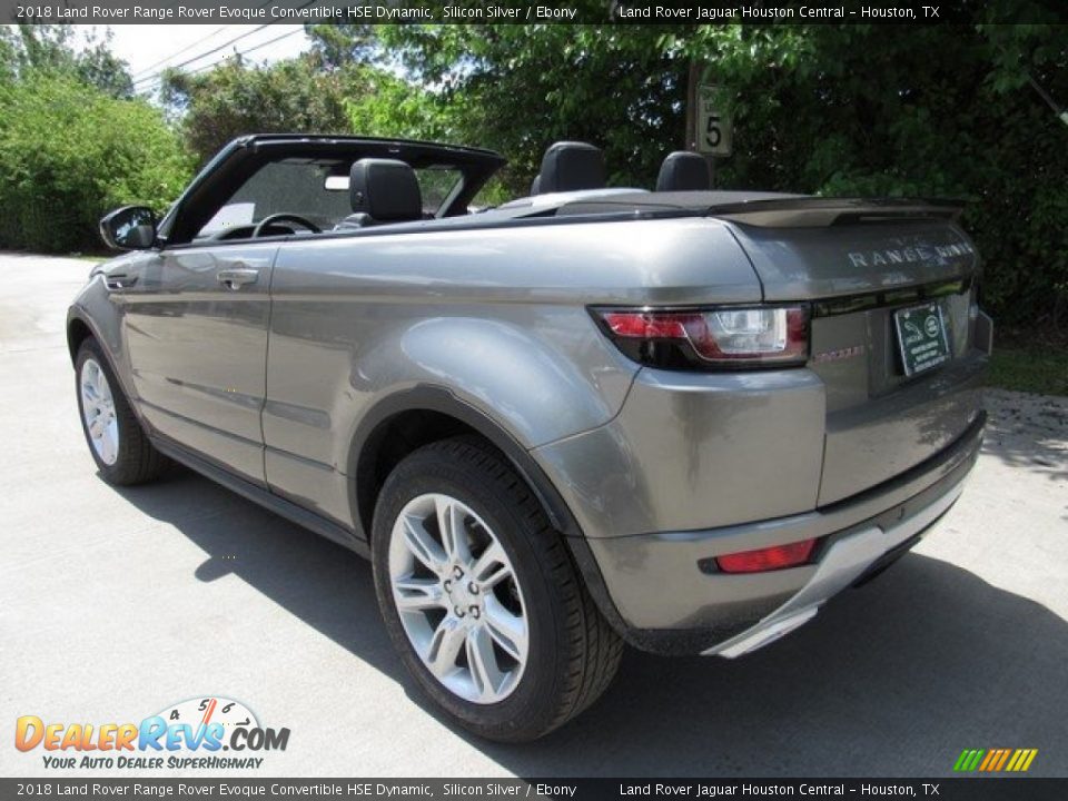 2018 Land Rover Range Rover Evoque Convertible HSE Dynamic Silicon Silver / Ebony Photo #12