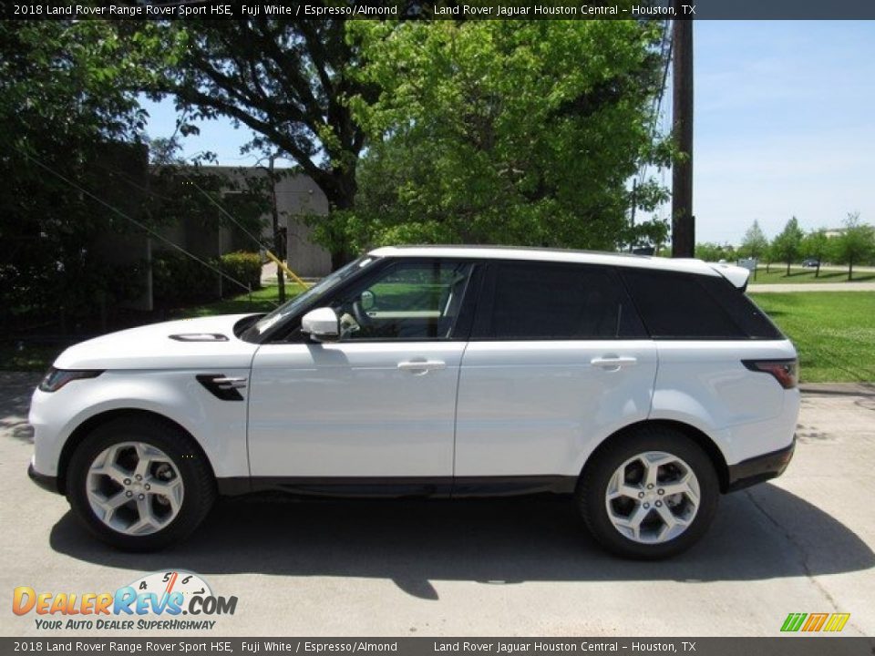 2018 Land Rover Range Rover Sport HSE Fuji White / Espresso/Almond Photo #11