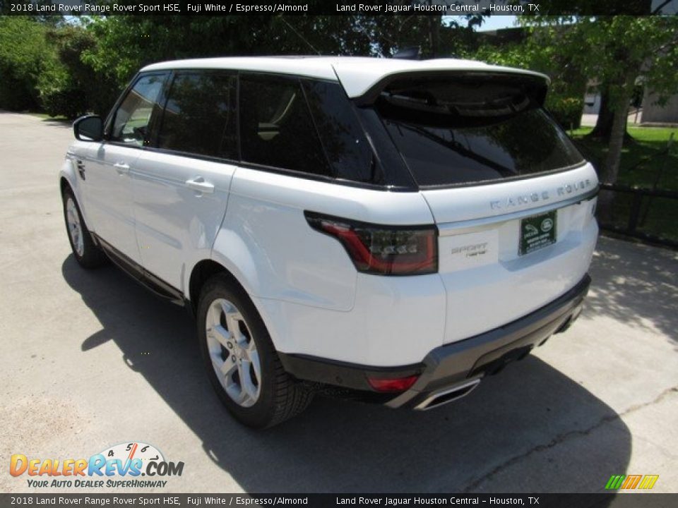 2018 Land Rover Range Rover Sport HSE Fuji White / Espresso/Almond Photo #12