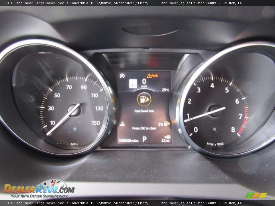 2018 Land Rover Range Rover Evoque Convertible HSE Dynamic Silicon Silver / Ebony Photo #29