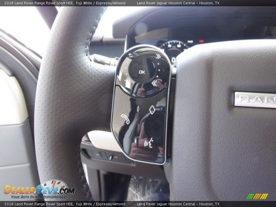 2018 Land Rover Range Rover Sport HSE Fuji White / Espresso/Almond Photo #28