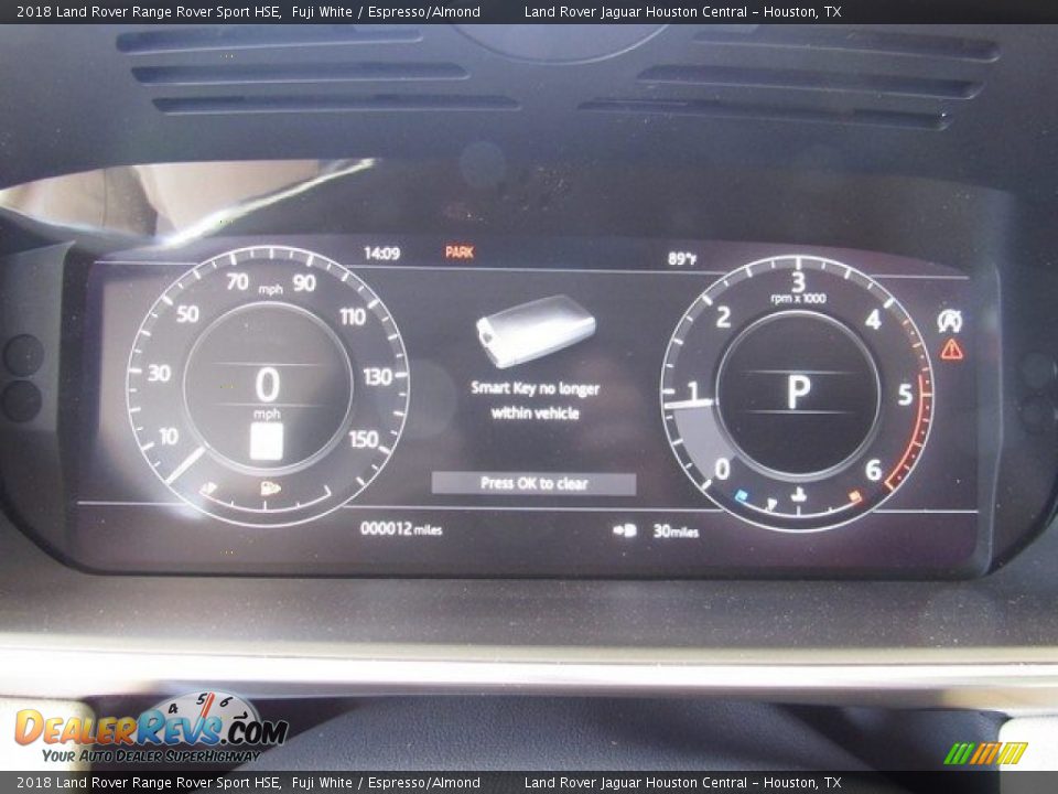 2018 Land Rover Range Rover Sport HSE Fuji White / Espresso/Almond Photo #30