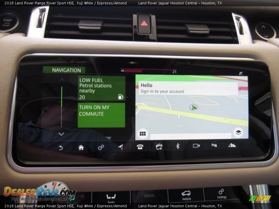 2018 Land Rover Range Rover Sport HSE Fuji White / Espresso/Almond Photo #32
