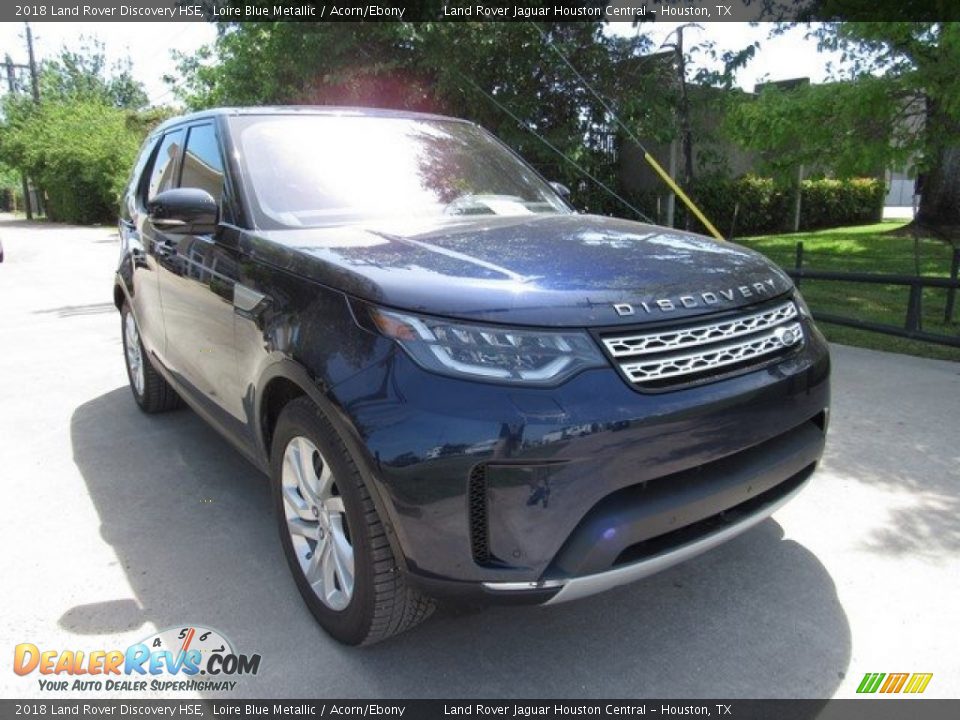 2018 Land Rover Discovery HSE Loire Blue Metallic / Acorn/Ebony Photo #2