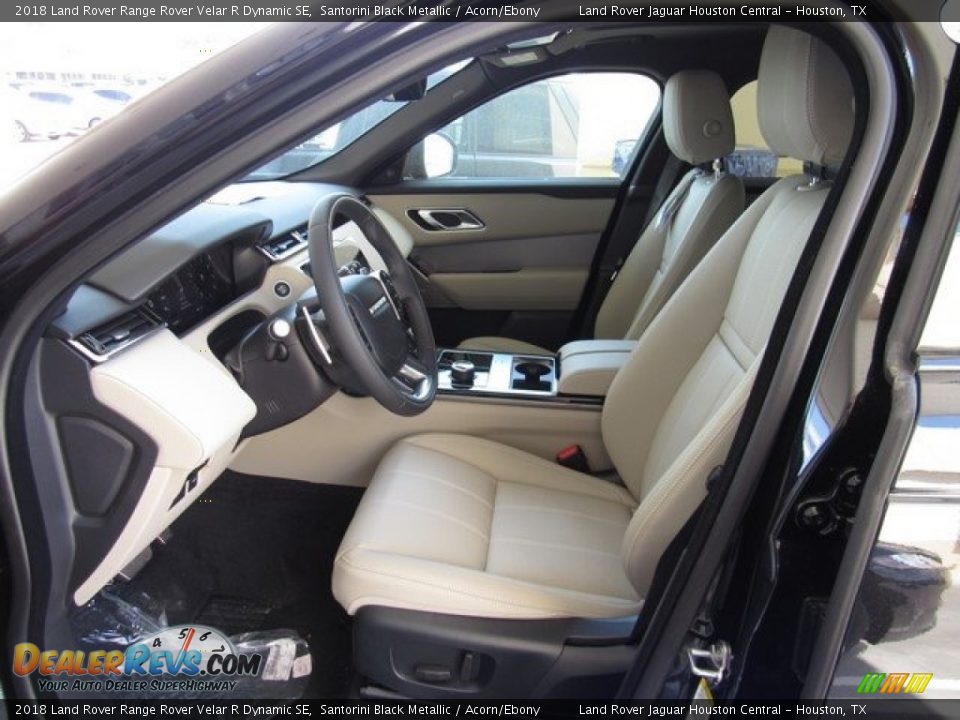 2018 Land Rover Range Rover Velar R Dynamic SE Santorini Black Metallic / Acorn/Ebony Photo #3