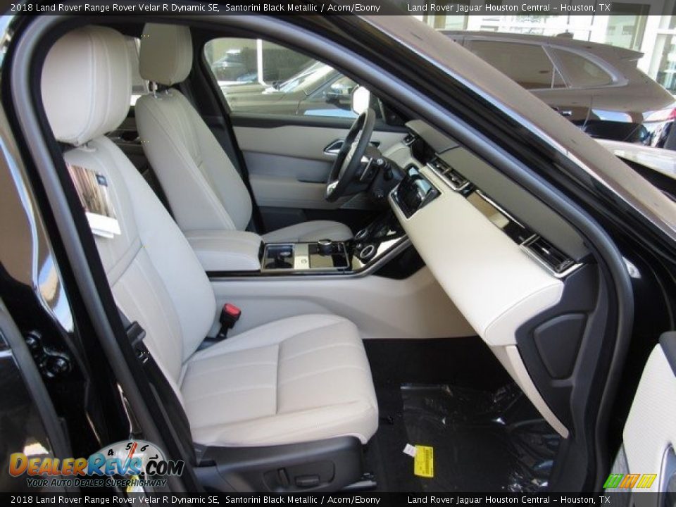 2018 Land Rover Range Rover Velar R Dynamic SE Santorini Black Metallic / Acorn/Ebony Photo #5