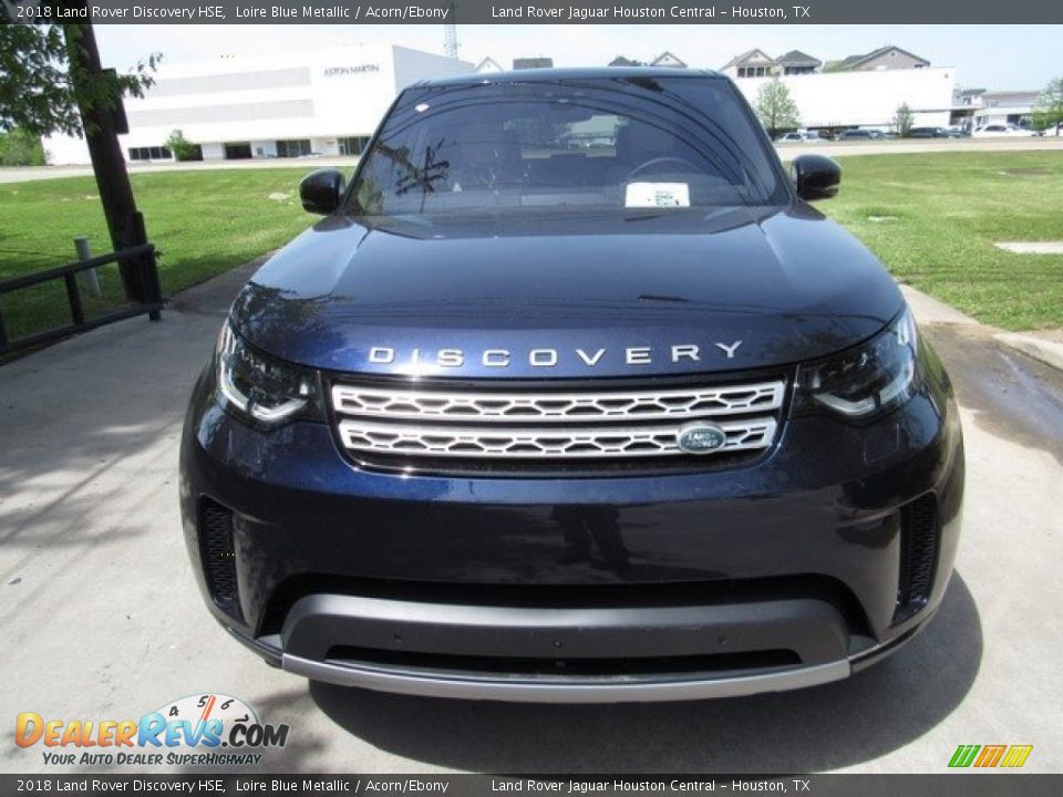 2018 Land Rover Discovery HSE Loire Blue Metallic / Acorn/Ebony Photo #9