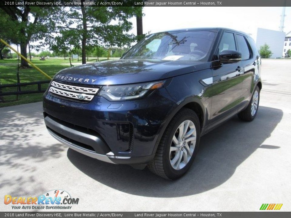 2018 Land Rover Discovery HSE Loire Blue Metallic / Acorn/Ebony Photo #10