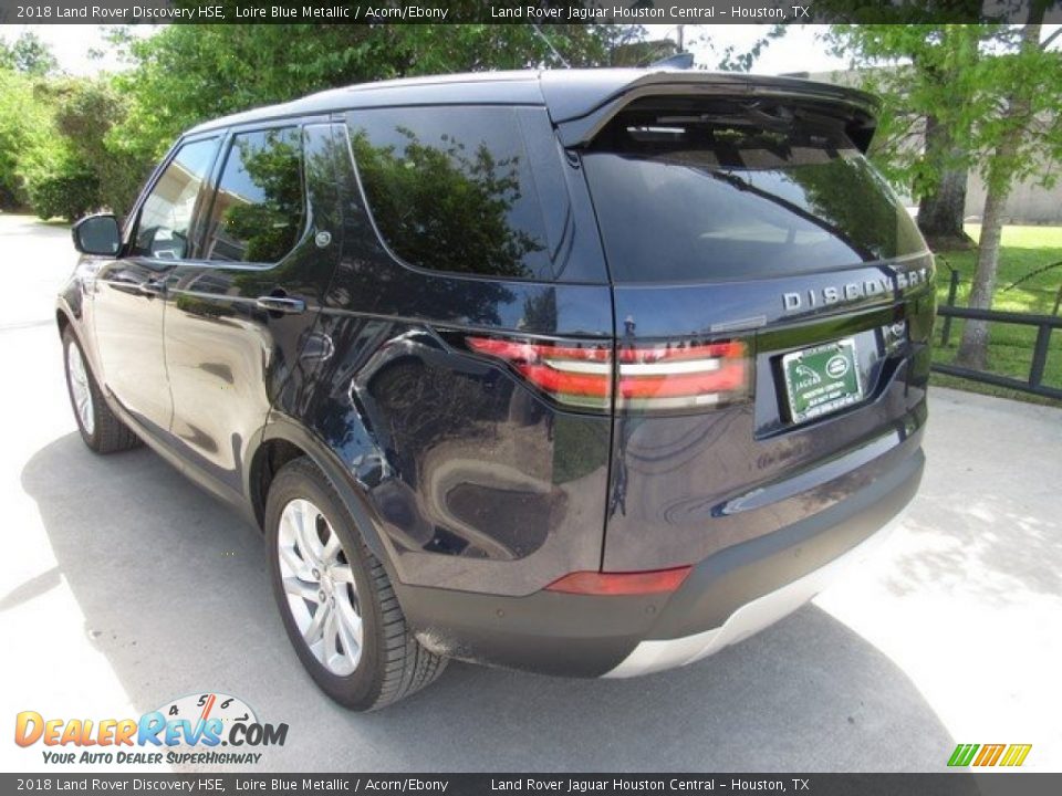 2018 Land Rover Discovery HSE Loire Blue Metallic / Acorn/Ebony Photo #12