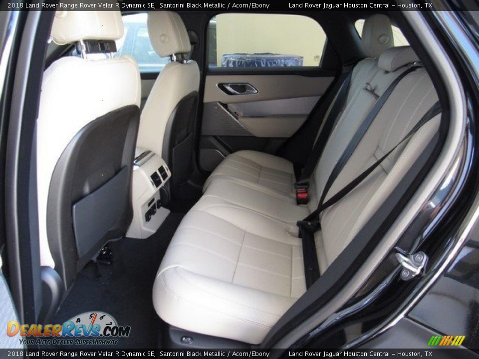 2018 Land Rover Range Rover Velar R Dynamic SE Santorini Black Metallic / Acorn/Ebony Photo #13