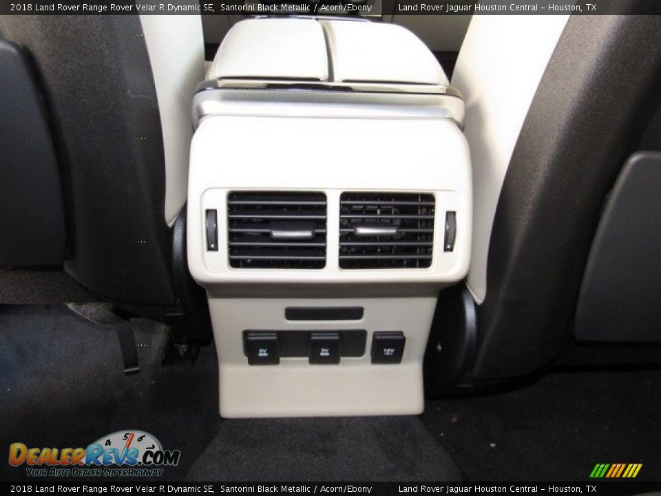 2018 Land Rover Range Rover Velar R Dynamic SE Santorini Black Metallic / Acorn/Ebony Photo #16