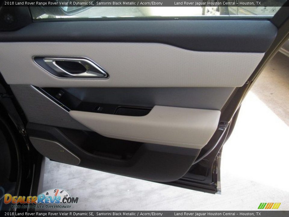 2018 Land Rover Range Rover Velar R Dynamic SE Santorini Black Metallic / Acorn/Ebony Photo #21