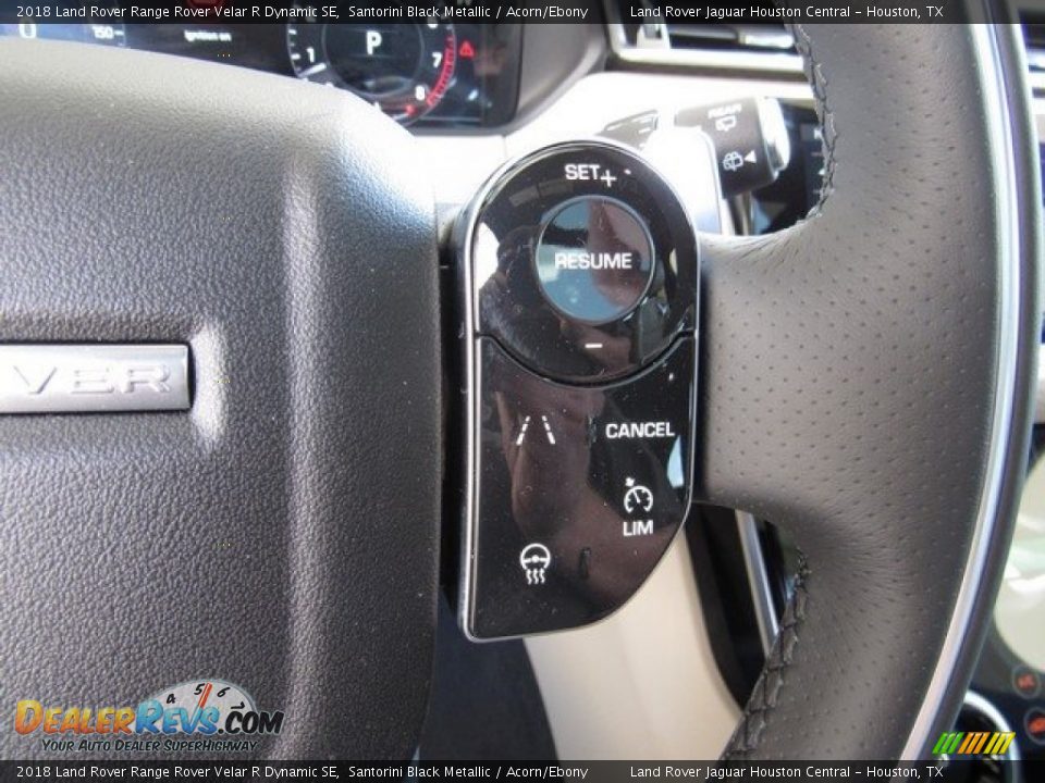2018 Land Rover Range Rover Velar R Dynamic SE Santorini Black Metallic / Acorn/Ebony Photo #29