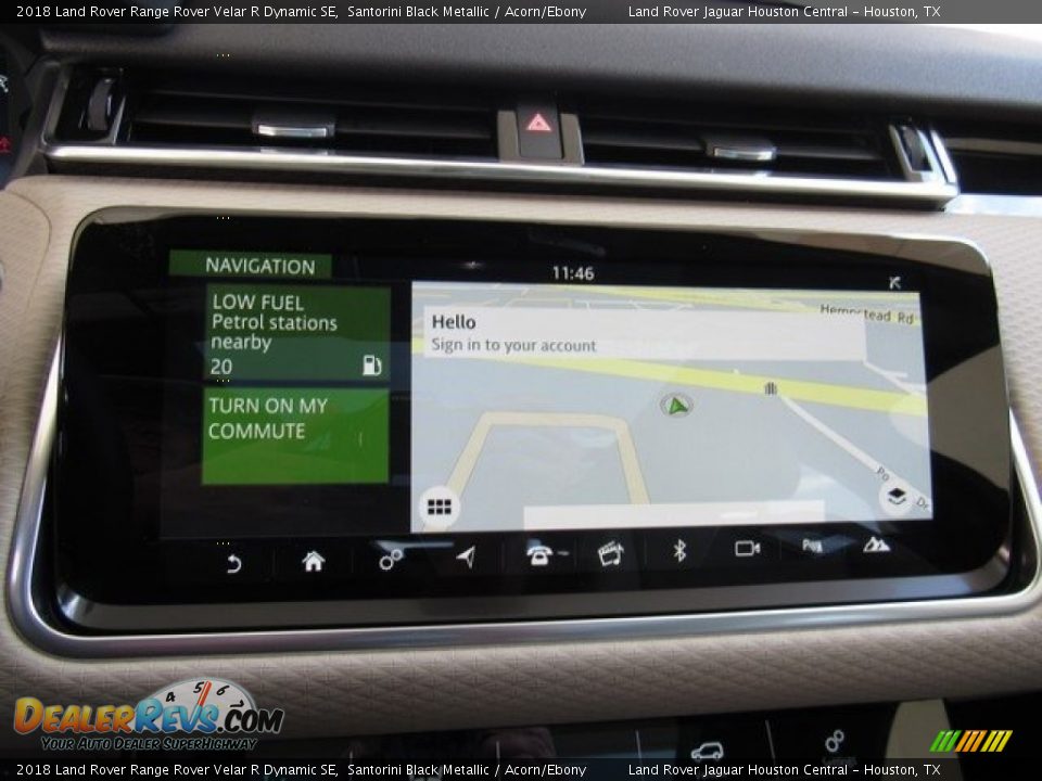 2018 Land Rover Range Rover Velar R Dynamic SE Santorini Black Metallic / Acorn/Ebony Photo #32