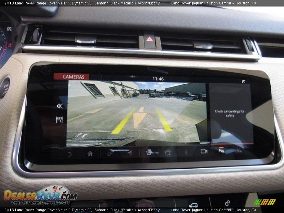 2018 Land Rover Range Rover Velar R Dynamic SE Santorini Black Metallic / Acorn/Ebony Photo #33