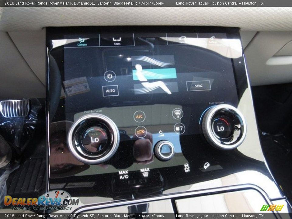2018 Land Rover Range Rover Velar R Dynamic SE Santorini Black Metallic / Acorn/Ebony Photo #34