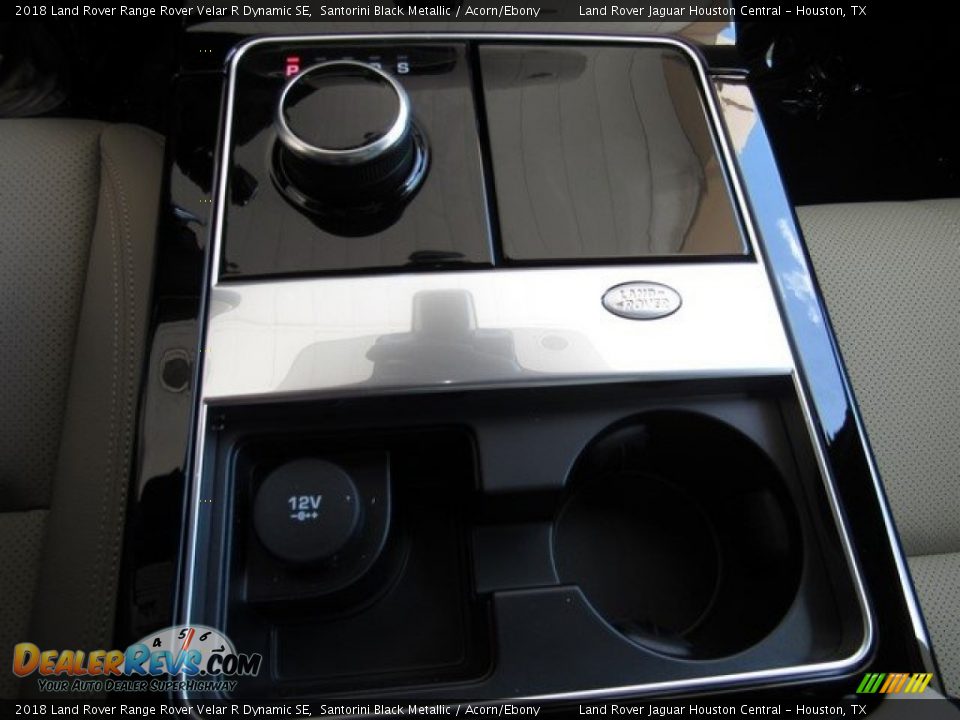 2018 Land Rover Range Rover Velar R Dynamic SE Santorini Black Metallic / Acorn/Ebony Photo #36
