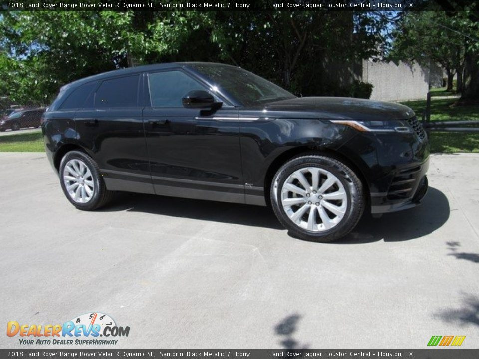 2018 Land Rover Range Rover Velar R Dynamic SE Santorini Black Metallic / Ebony Photo #1