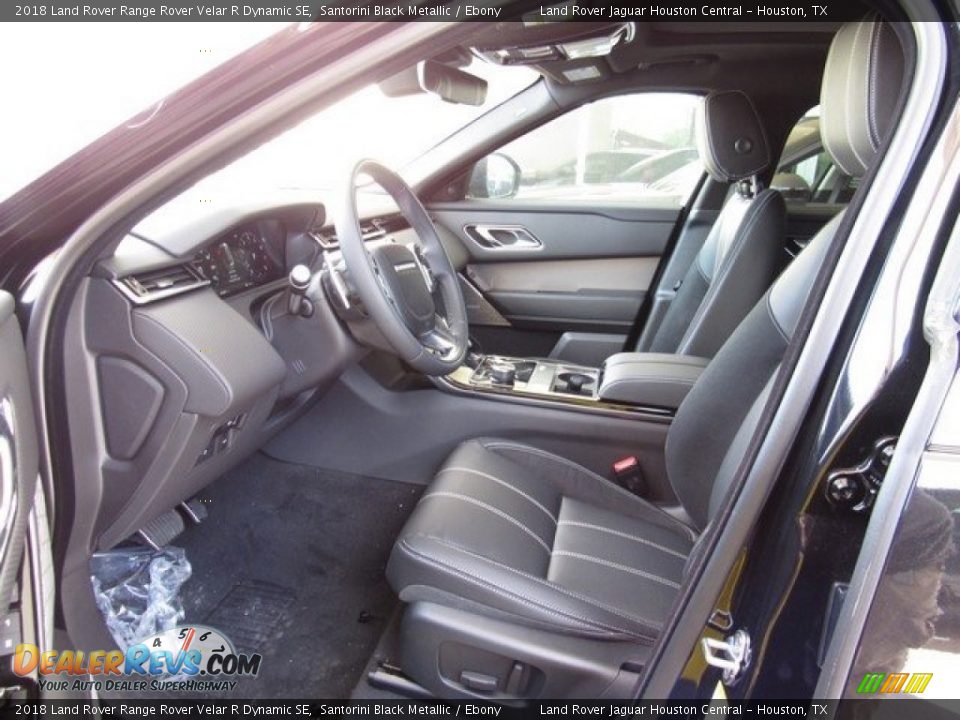 2018 Land Rover Range Rover Velar R Dynamic SE Santorini Black Metallic / Ebony Photo #3