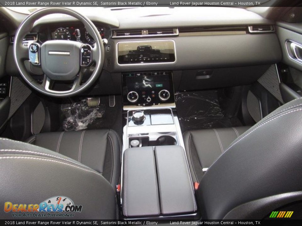 2018 Land Rover Range Rover Velar R Dynamic SE Santorini Black Metallic / Ebony Photo #4