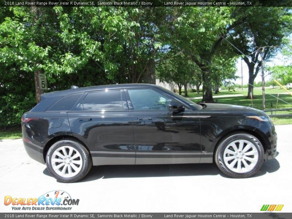 2018 Land Rover Range Rover Velar R Dynamic SE Santorini Black Metallic / Ebony Photo #6