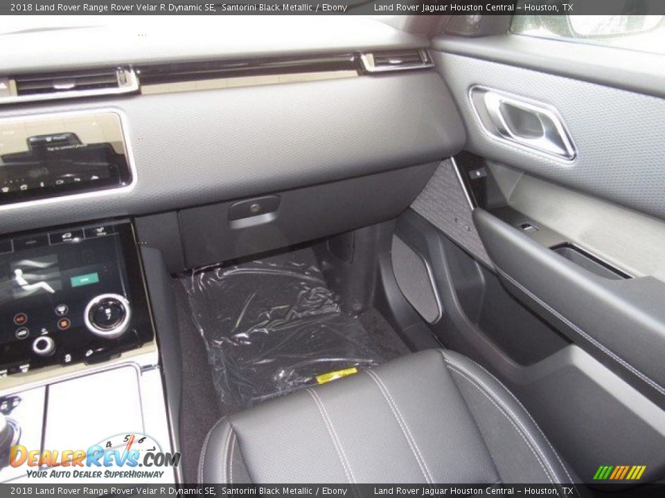 2018 Land Rover Range Rover Velar R Dynamic SE Santorini Black Metallic / Ebony Photo #15
