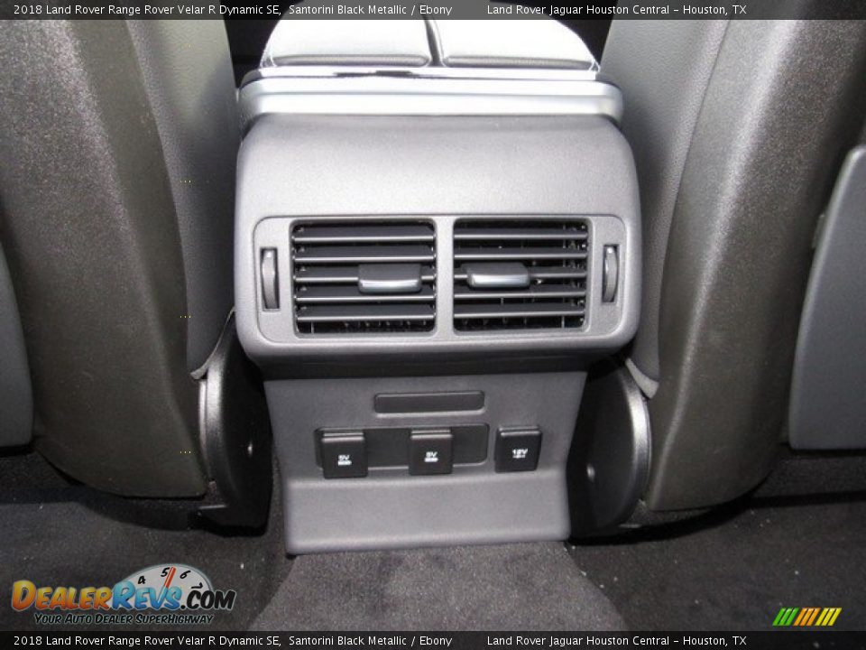 2018 Land Rover Range Rover Velar R Dynamic SE Santorini Black Metallic / Ebony Photo #16
