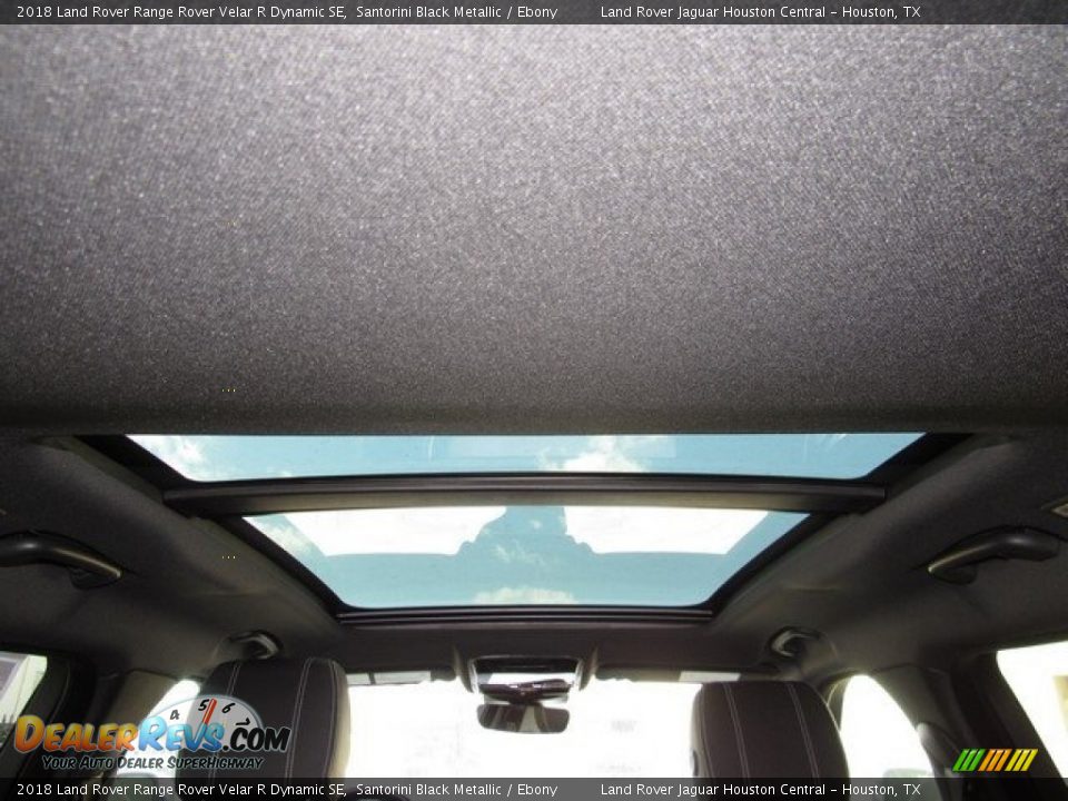 2018 Land Rover Range Rover Velar R Dynamic SE Santorini Black Metallic / Ebony Photo #18