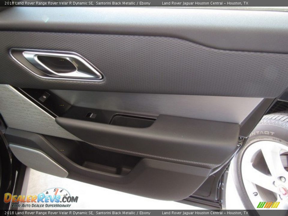 2018 Land Rover Range Rover Velar R Dynamic SE Santorini Black Metallic / Ebony Photo #21