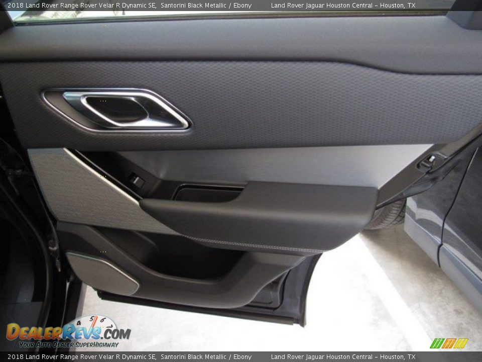 2018 Land Rover Range Rover Velar R Dynamic SE Santorini Black Metallic / Ebony Photo #22