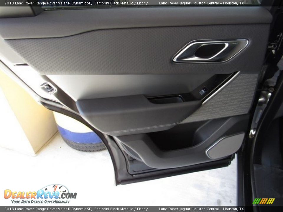 2018 Land Rover Range Rover Velar R Dynamic SE Santorini Black Metallic / Ebony Photo #23