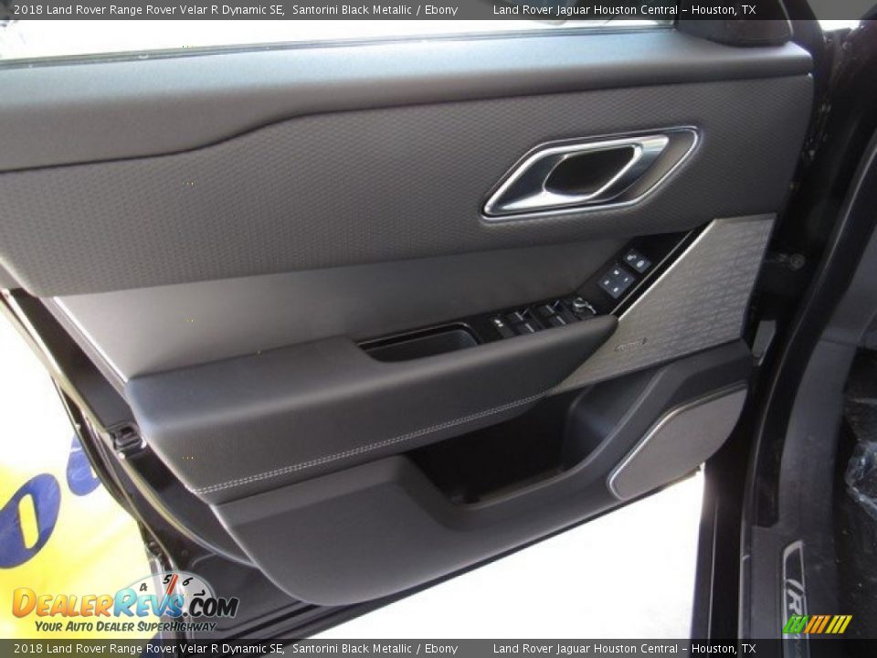 2018 Land Rover Range Rover Velar R Dynamic SE Santorini Black Metallic / Ebony Photo #24