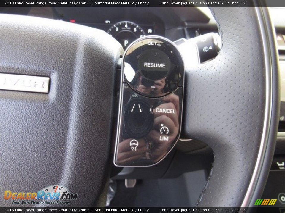 2018 Land Rover Range Rover Velar R Dynamic SE Santorini Black Metallic / Ebony Photo #29