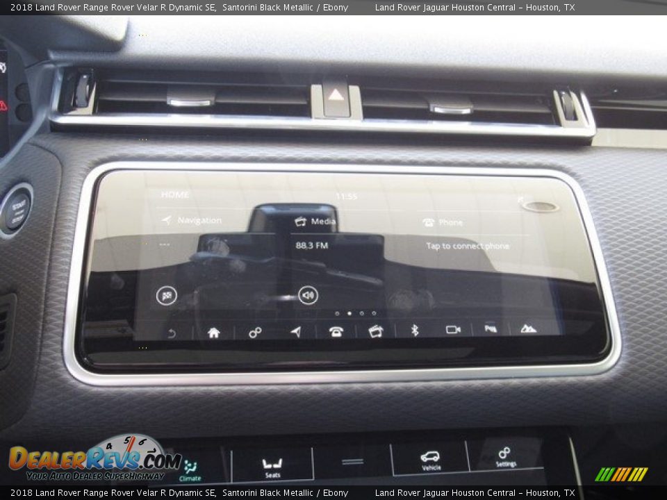 2018 Land Rover Range Rover Velar R Dynamic SE Santorini Black Metallic / Ebony Photo #31