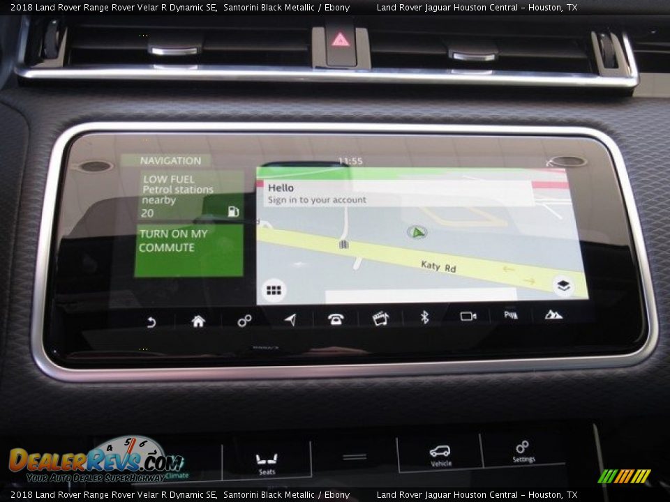 2018 Land Rover Range Rover Velar R Dynamic SE Santorini Black Metallic / Ebony Photo #32