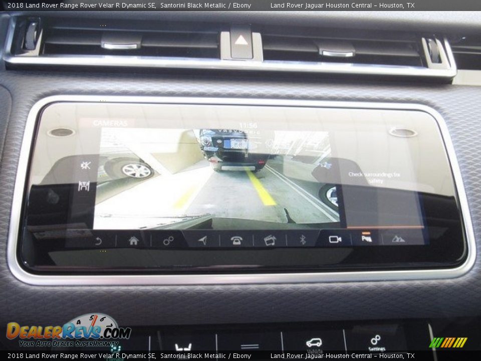 2018 Land Rover Range Rover Velar R Dynamic SE Santorini Black Metallic / Ebony Photo #33