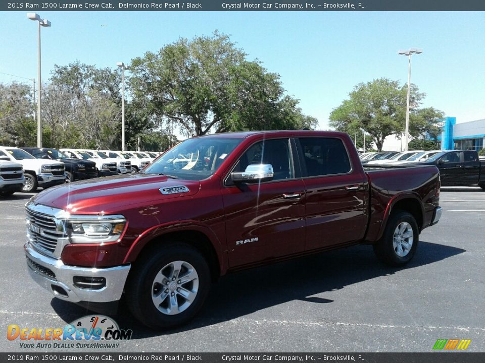 2019 Ram 1500 Laramie Crew Cab Delmonico Red Pearl / Black Photo #1