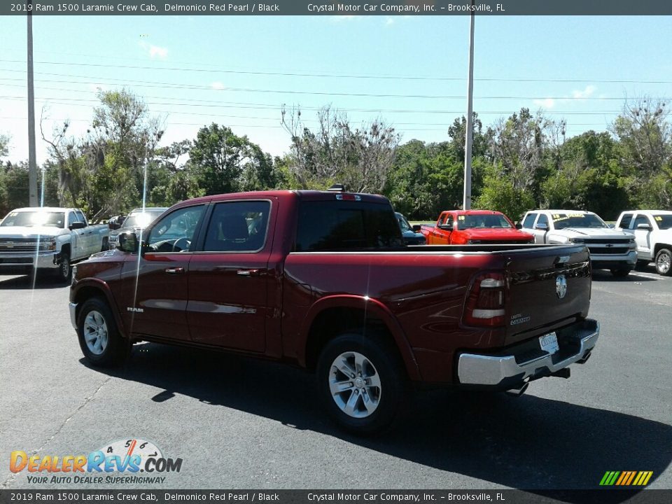 2019 Ram 1500 Laramie Crew Cab Delmonico Red Pearl / Black Photo #3