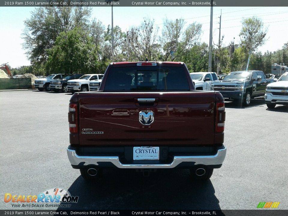 2019 Ram 1500 Laramie Crew Cab Delmonico Red Pearl / Black Photo #4