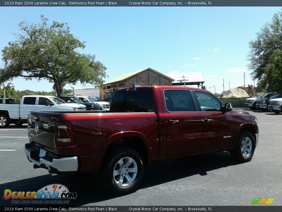 2019 Ram 1500 Laramie Crew Cab Delmonico Red Pearl / Black Photo #5