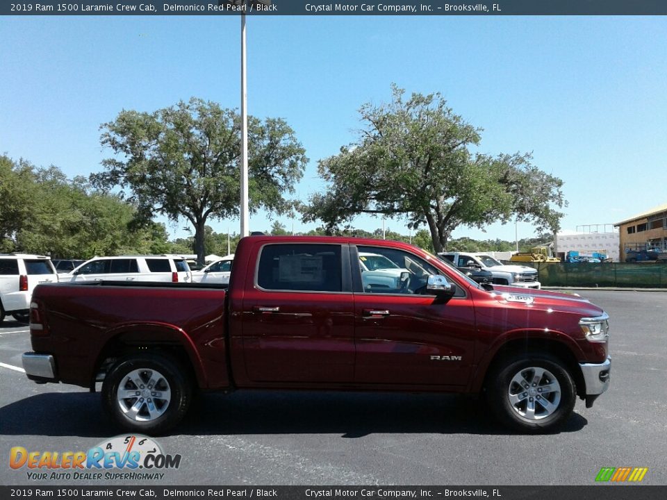 2019 Ram 1500 Laramie Crew Cab Delmonico Red Pearl / Black Photo #6