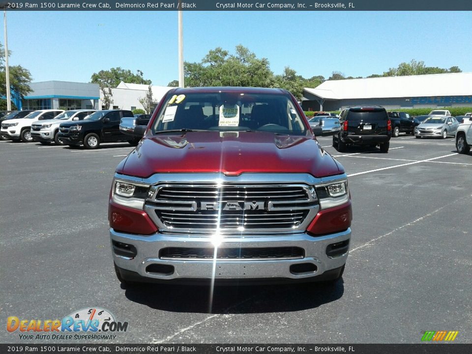 2019 Ram 1500 Laramie Crew Cab Delmonico Red Pearl / Black Photo #8