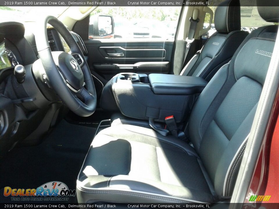 Front Seat of 2019 Ram 1500 Laramie Crew Cab Photo #9