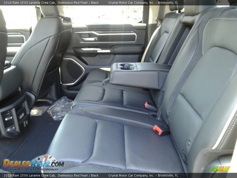Rear Seat of 2019 Ram 1500 Laramie Crew Cab Photo #10