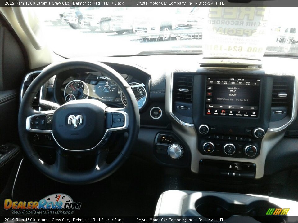 2019 Ram 1500 Laramie Crew Cab Delmonico Red Pearl / Black Photo #13