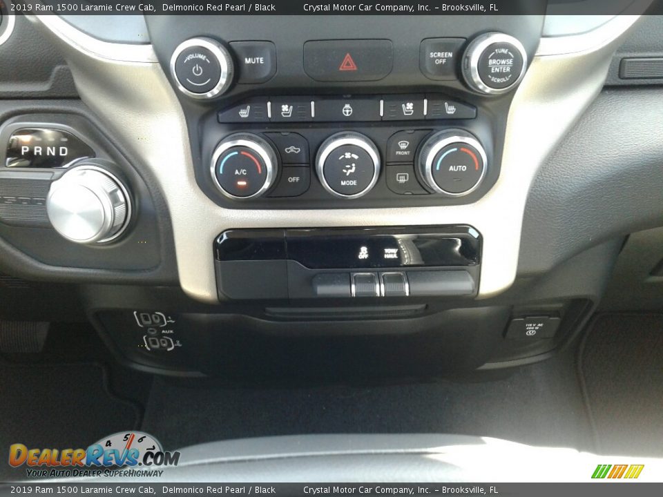 Controls of 2019 Ram 1500 Laramie Crew Cab Photo #16