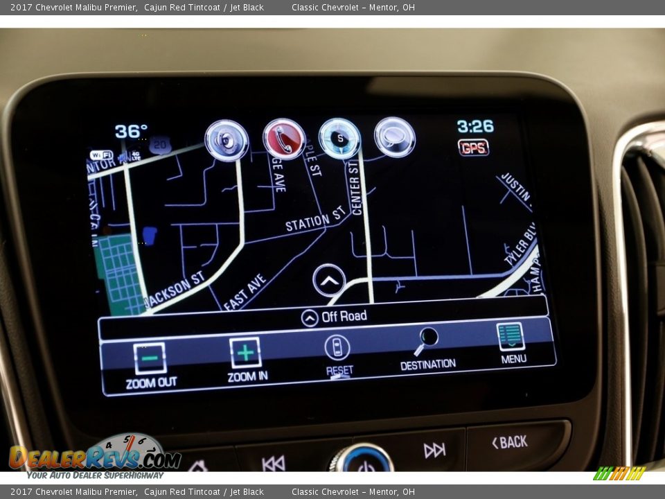 2017 Chevrolet Malibu Premier Cajun Red Tintcoat / Jet Black Photo #11