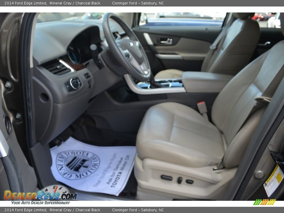 2014 Ford Edge Limited Mineral Gray / Charcoal Black Photo #10