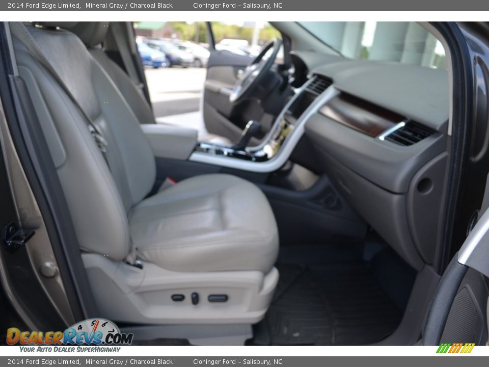 2014 Ford Edge Limited Mineral Gray / Charcoal Black Photo #18